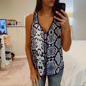 Eight Sixty // Snakeskin Print Tank